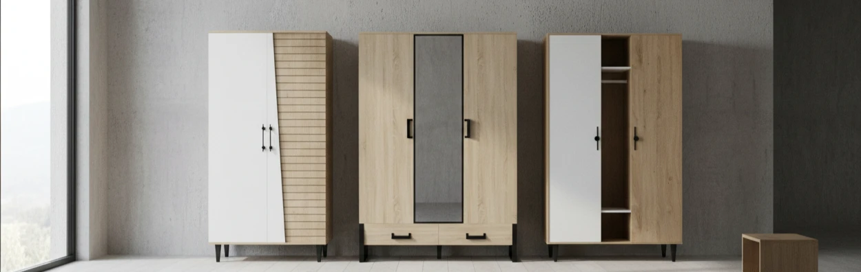 کمد ام دی اف و چوبی