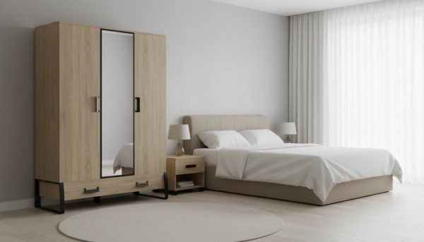 کمد ام دی اف و چوبی