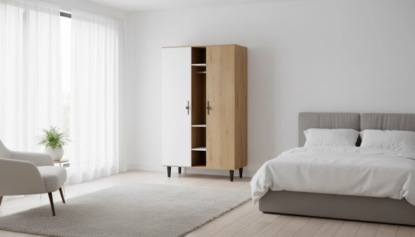 کمد ام دی اف و چوبی