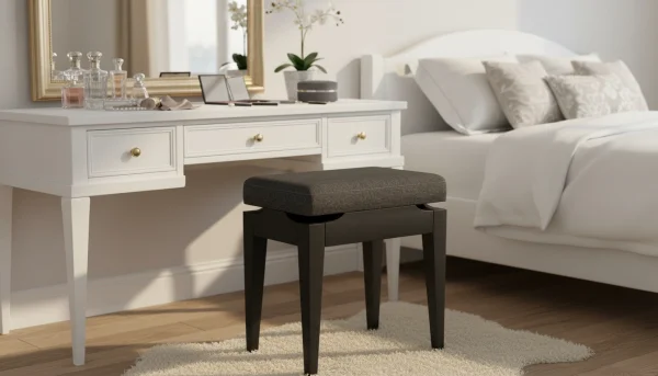 صندلی میز آرایش پاف دار