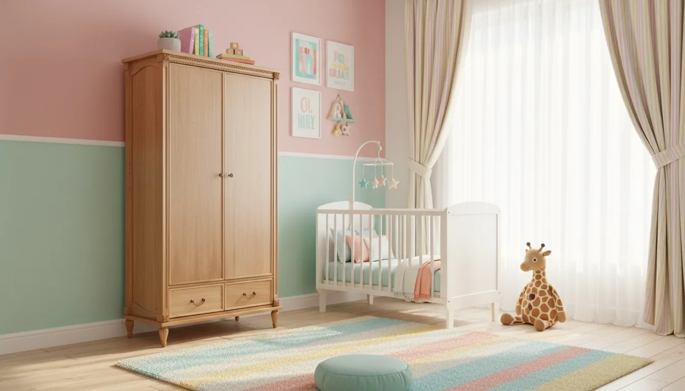 کمد دو درب بلوط ژیک