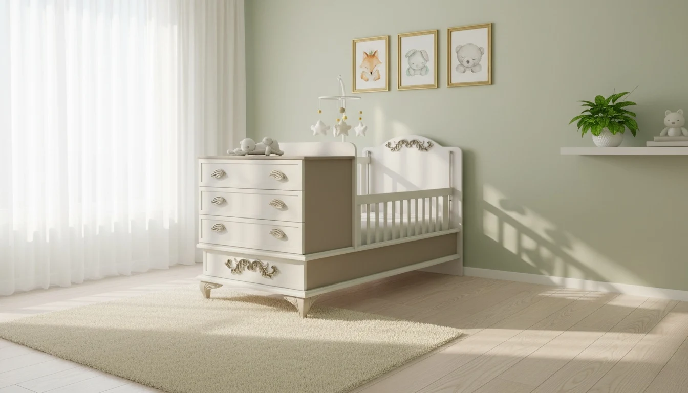 تخت دو منظوره نوزادی کلاسیک ژیک