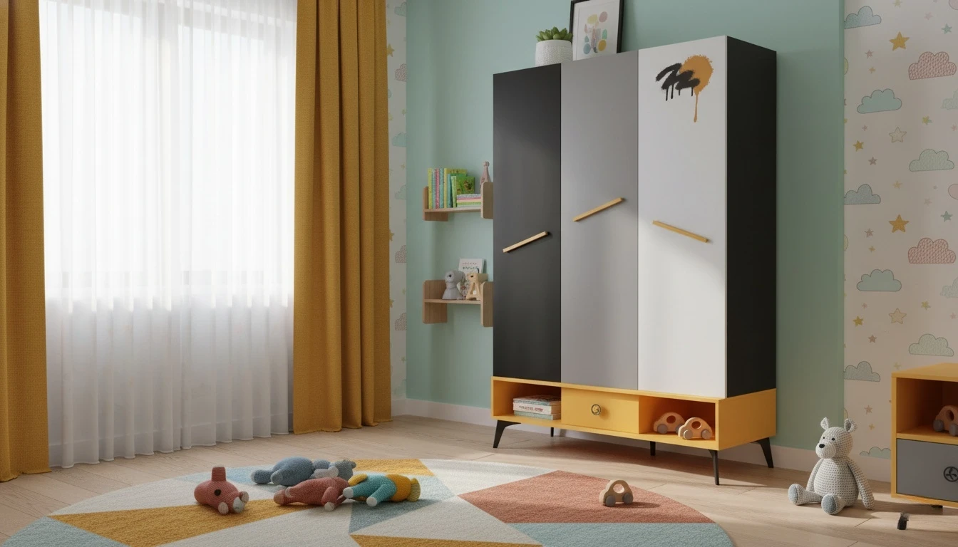 کمد دو درب اسکیت ژیک