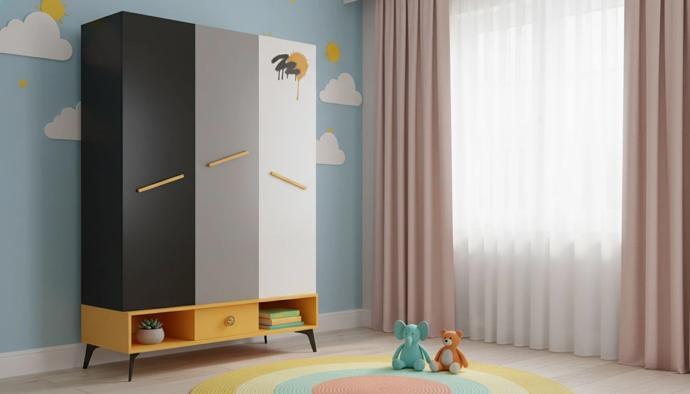 کمد دو درب اسکیت برند ژیک