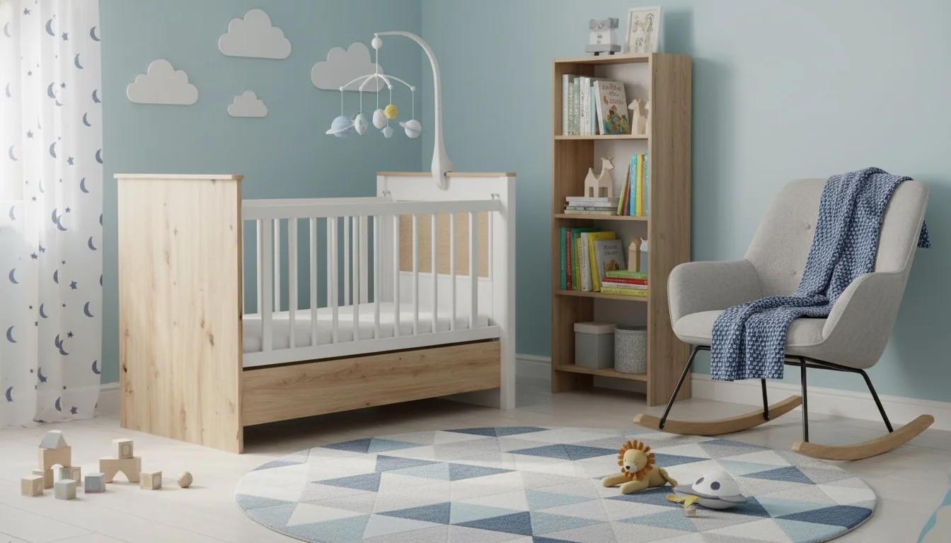 سرویس خواب نوزاد پسر دو منظوره