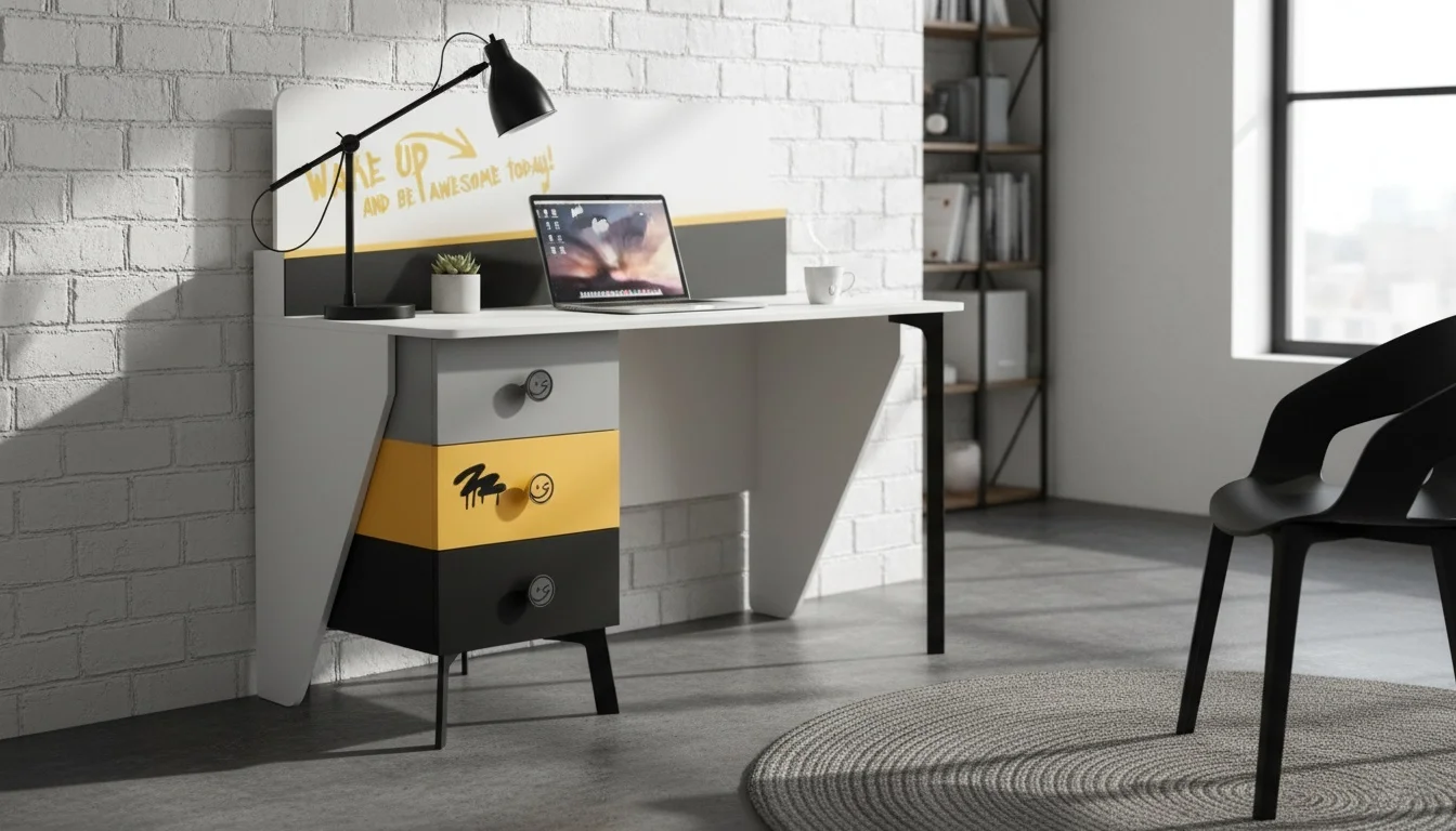 خرید میز تحریر پابه فلزی