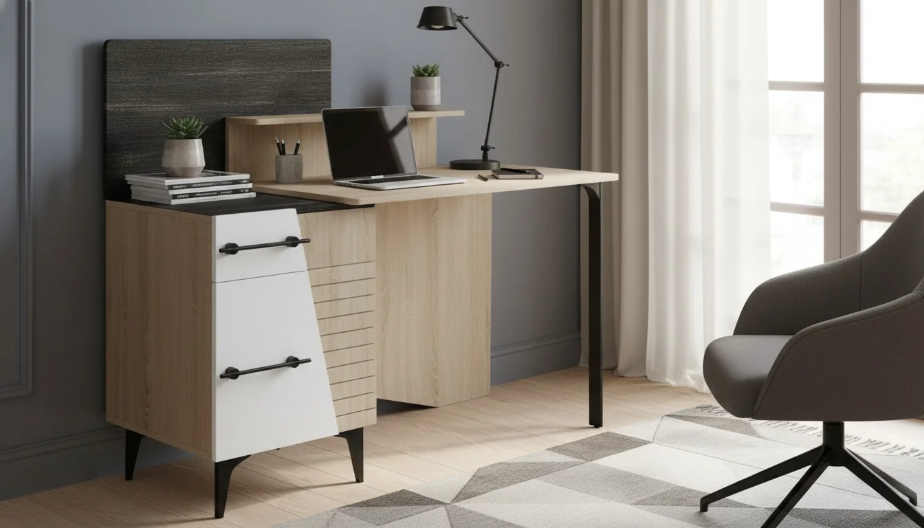 میز تحریر پایه فلزی