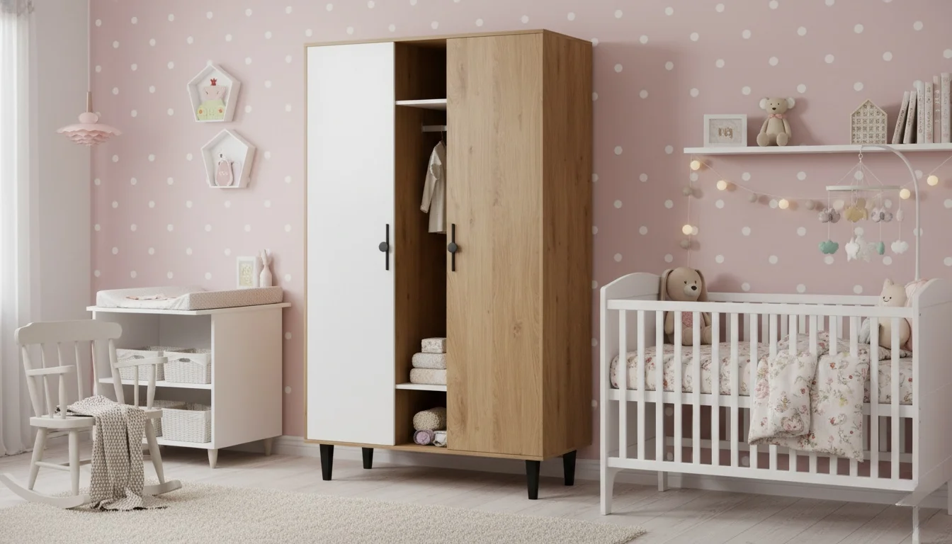 بهترین مدل کمد نوزاد دختر