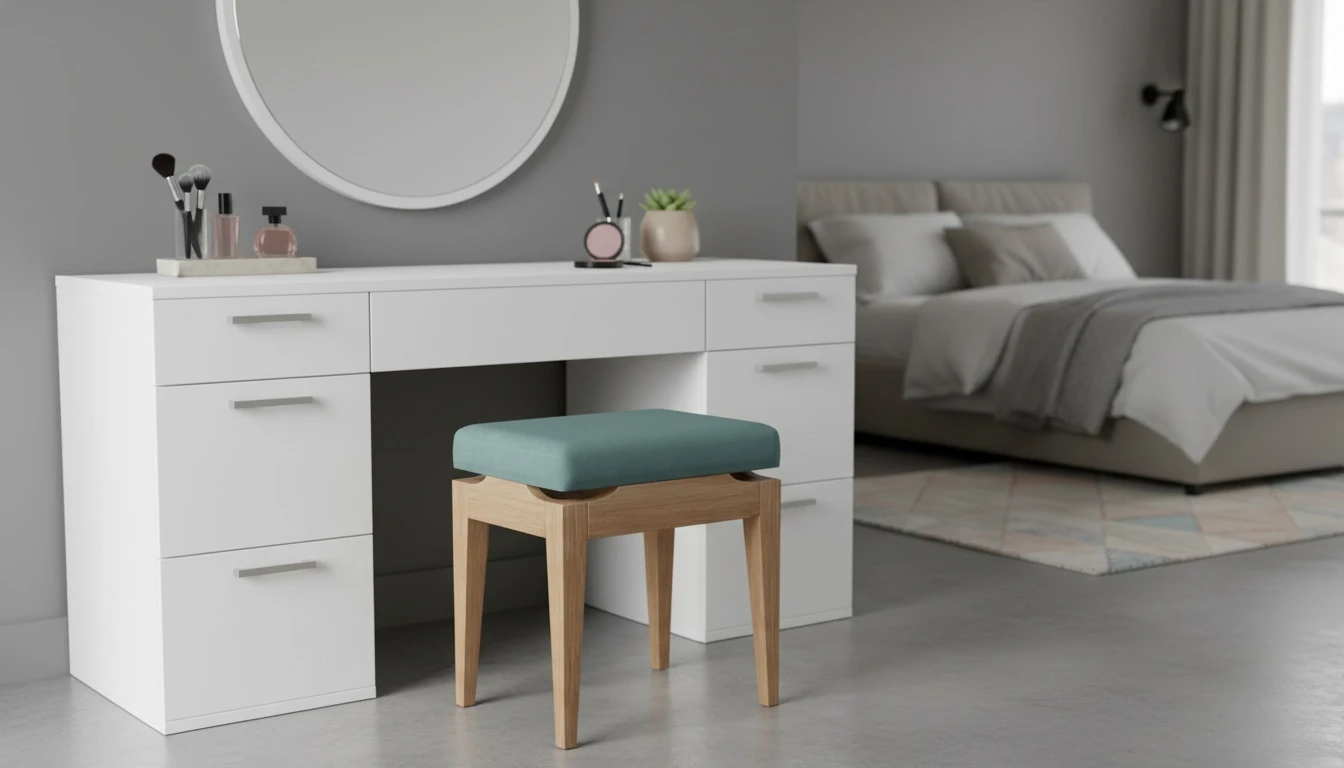 صندلی میز آرایش دخترانه