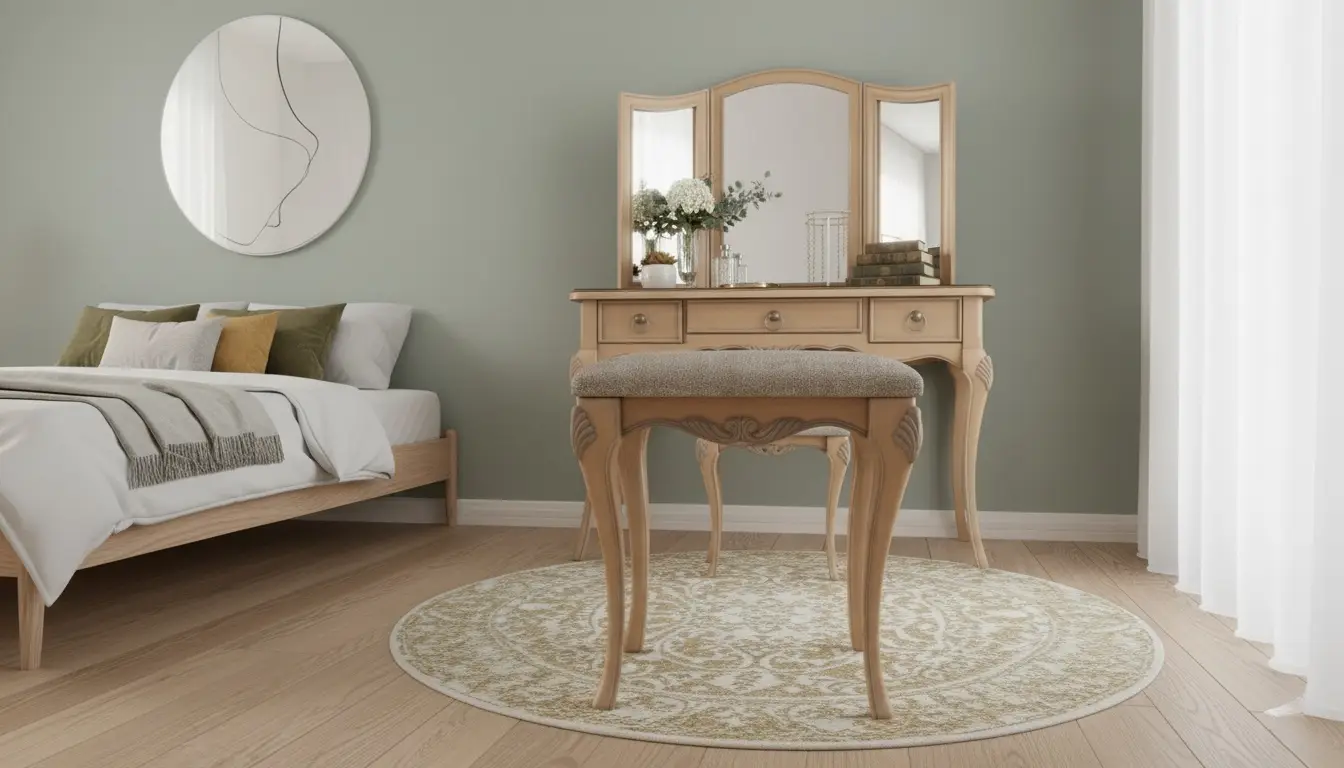 صندلی میز آرایش روکو