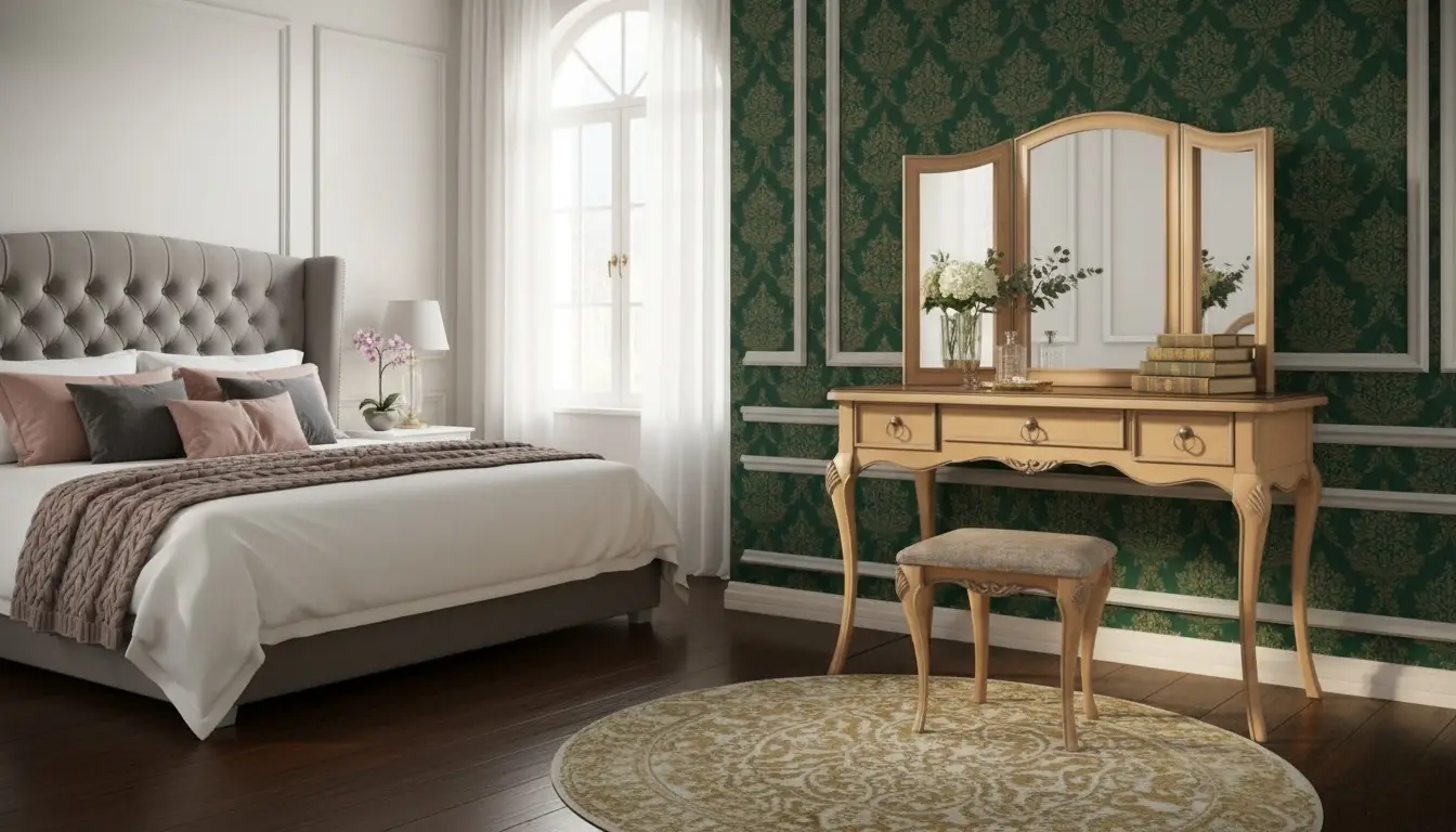 صندلی میز آرایش سرویس خواب روکو