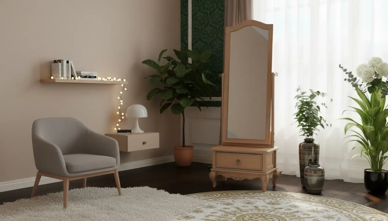 آینه قدی سرویس خواب روکو