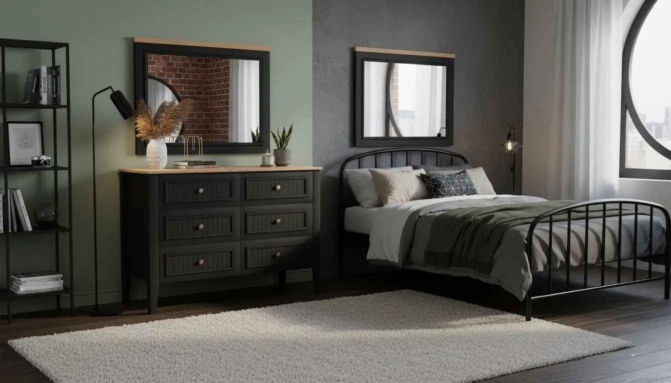 خرید آینه میز آرایش سرویس خواب سنتو